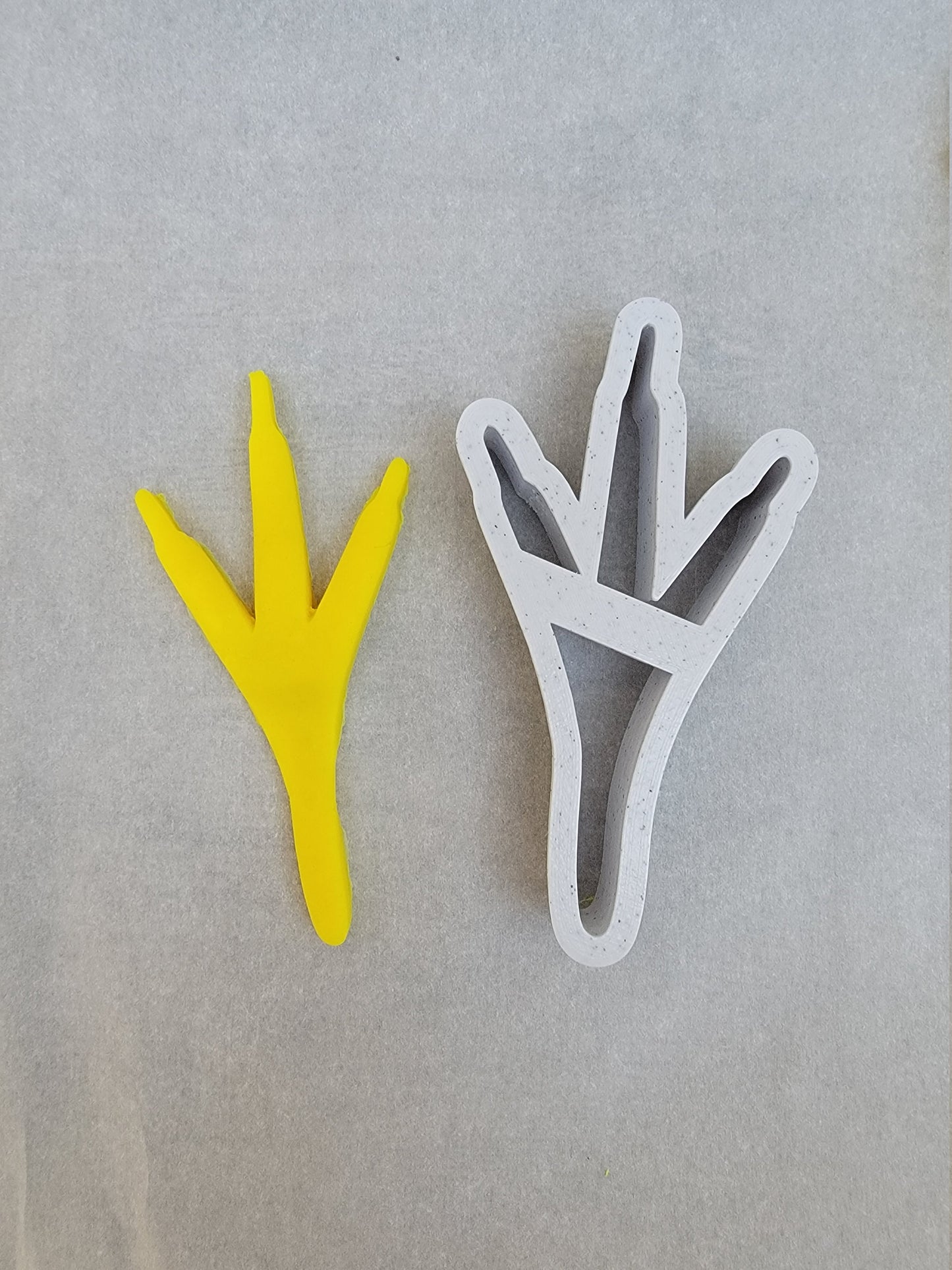 3D Printed Chicken Foot Cookie Cutter