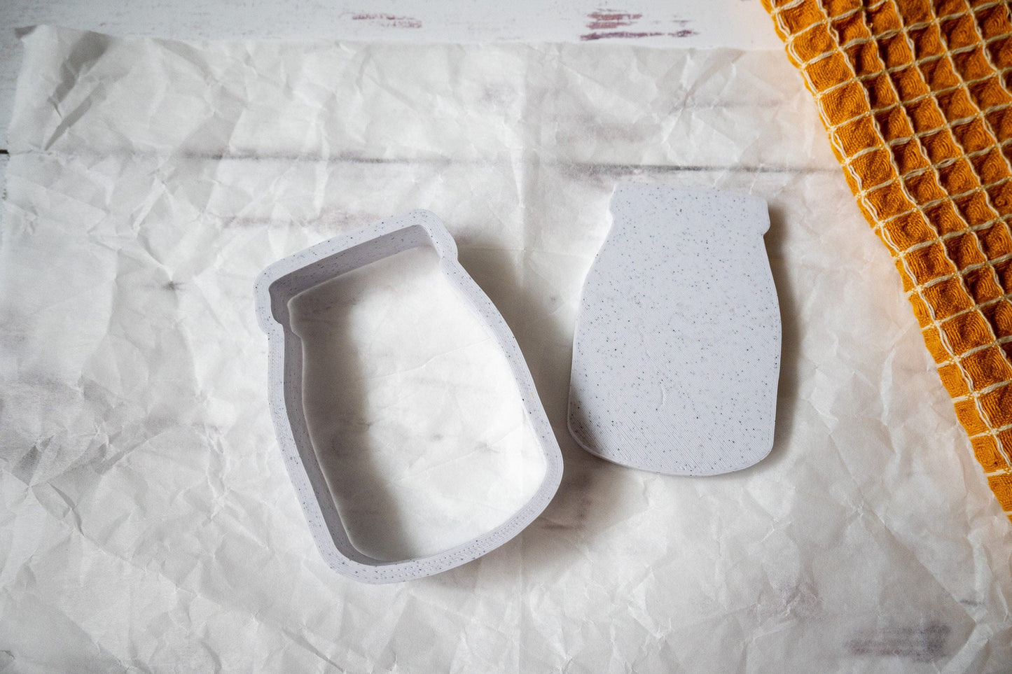 3D Printed Vintage Jar Stamp Cookie Cutter Set
