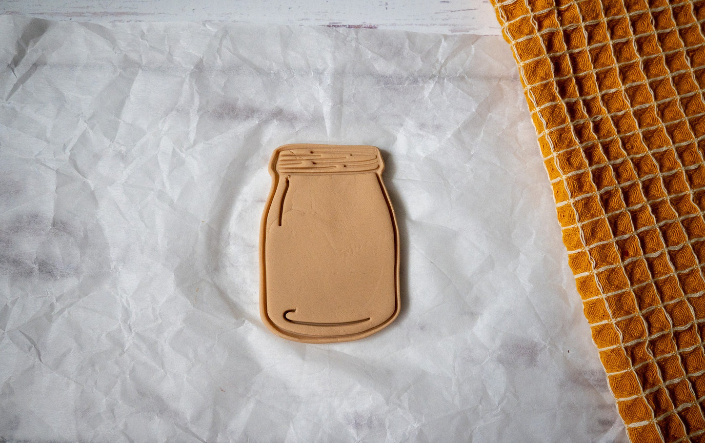 3D Printed Vintage Jar Stamp Cookie Cutter Set
