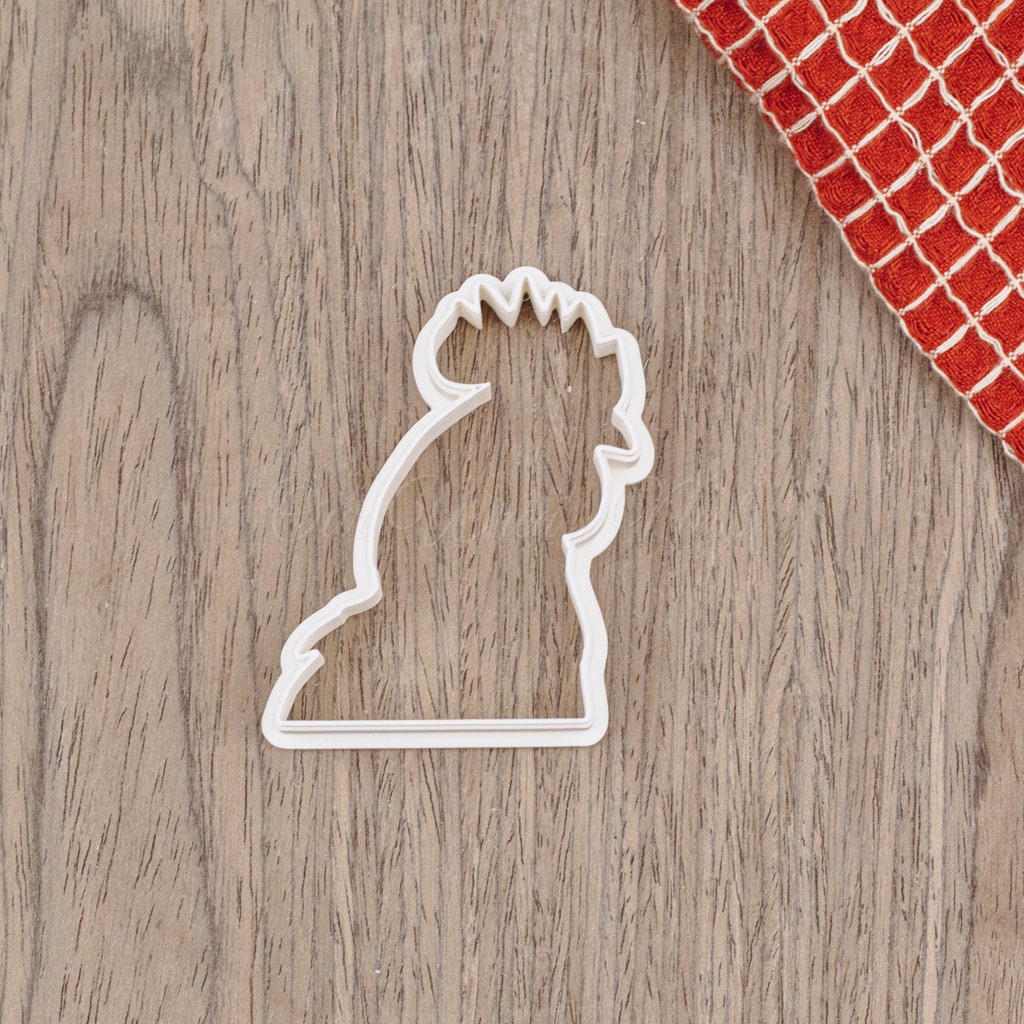 3D Printed Rooster Head Cookie Cutter