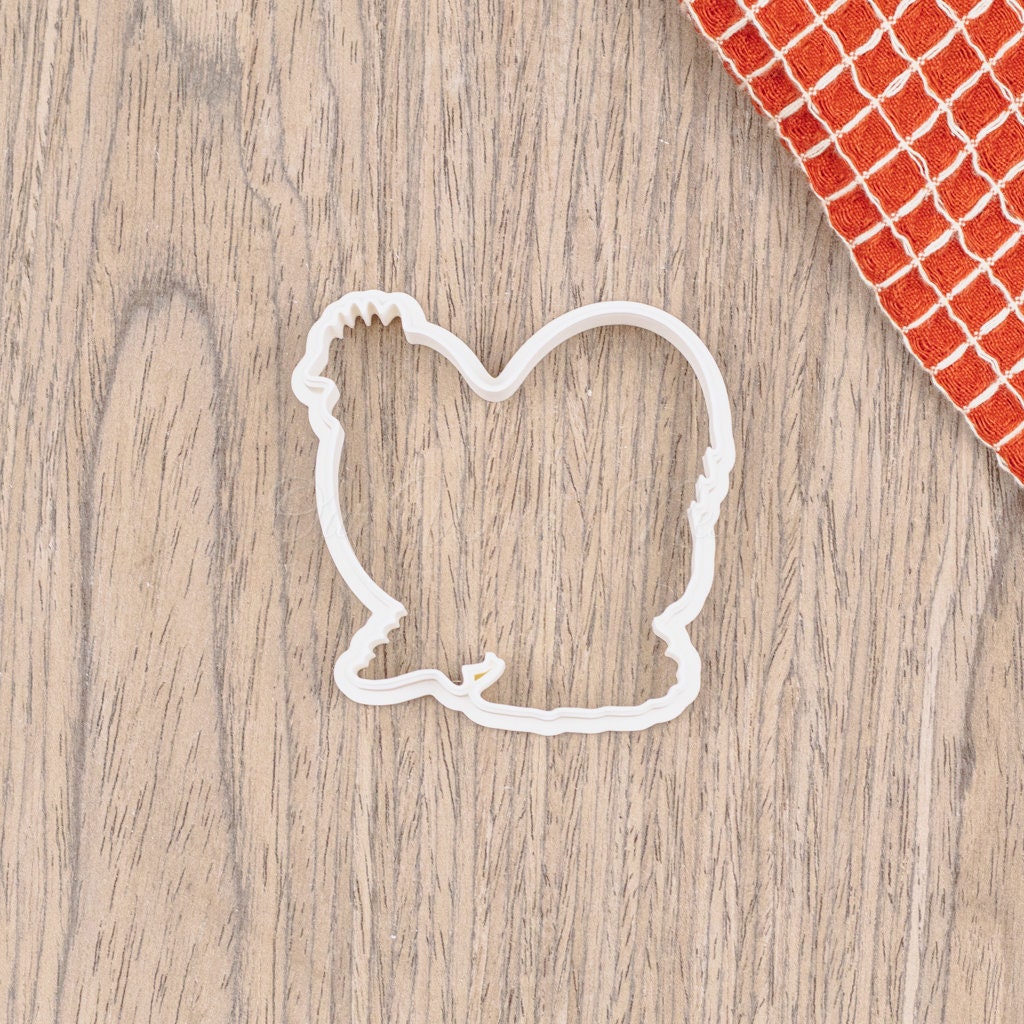 3D Printed Bantam Cochin Cookie Cutter