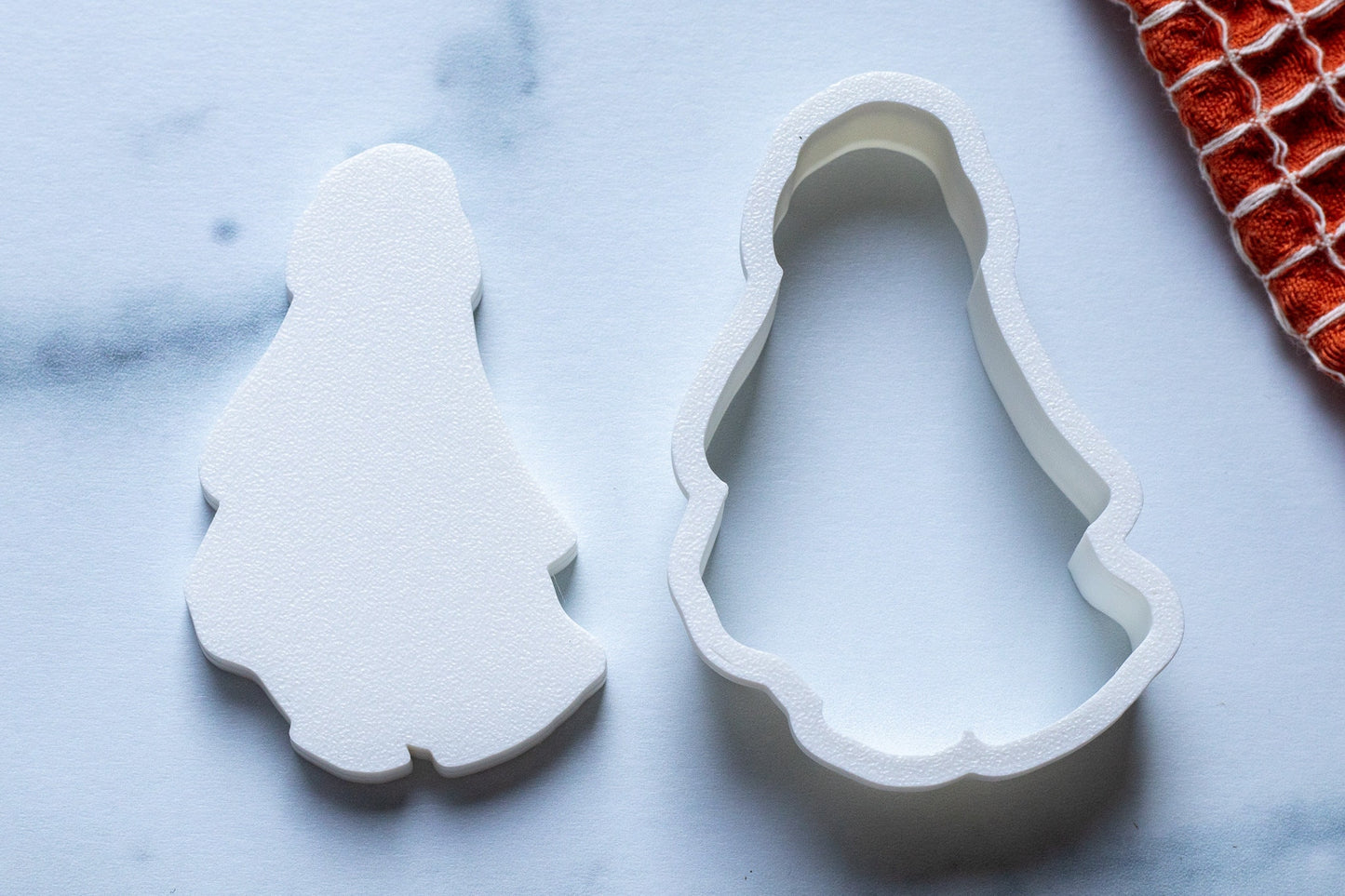 3D Printed Coffee Shop Ghost Stamp with Cookie Cutter Set