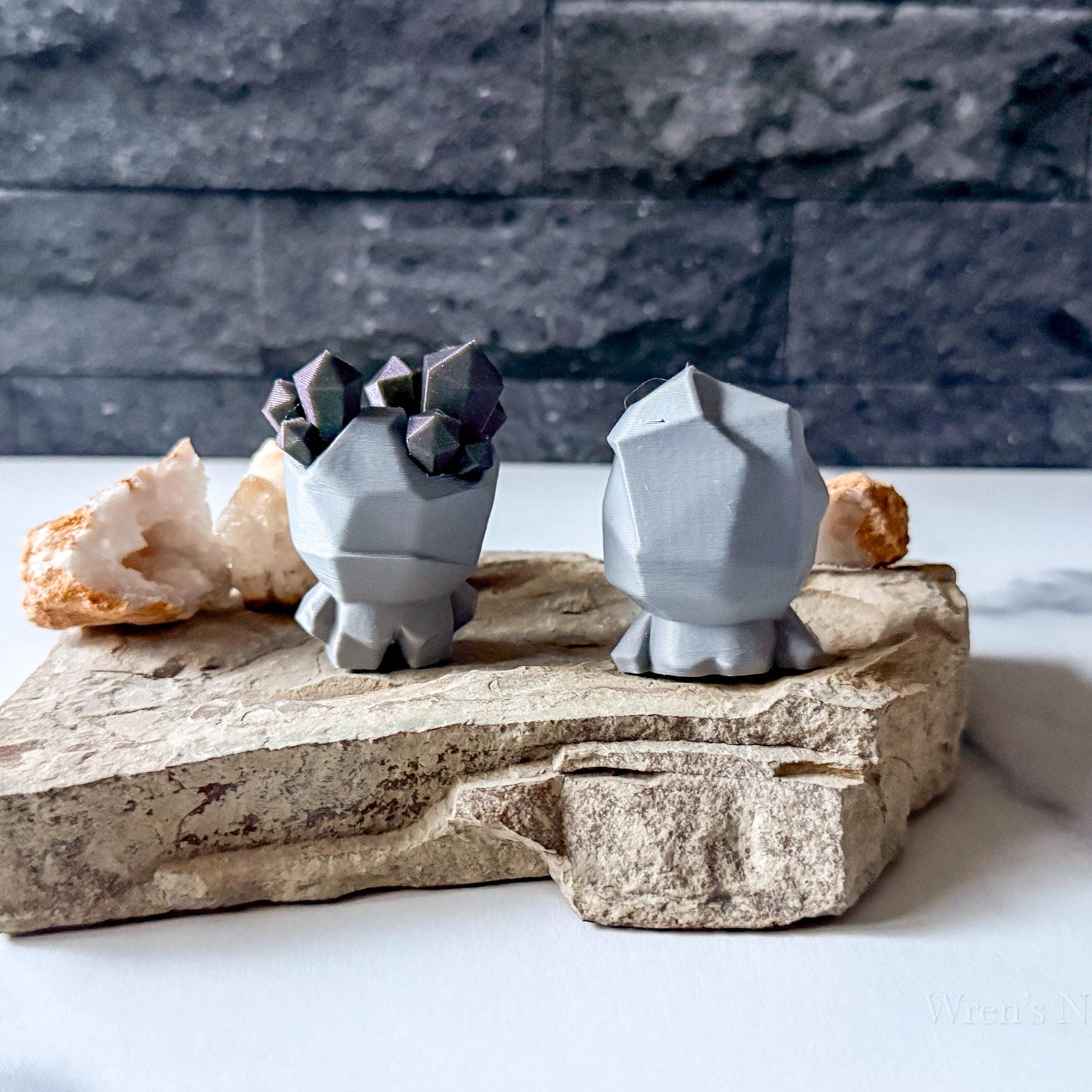 3D Printed Pet Rock with Box - Vintage Inspired!