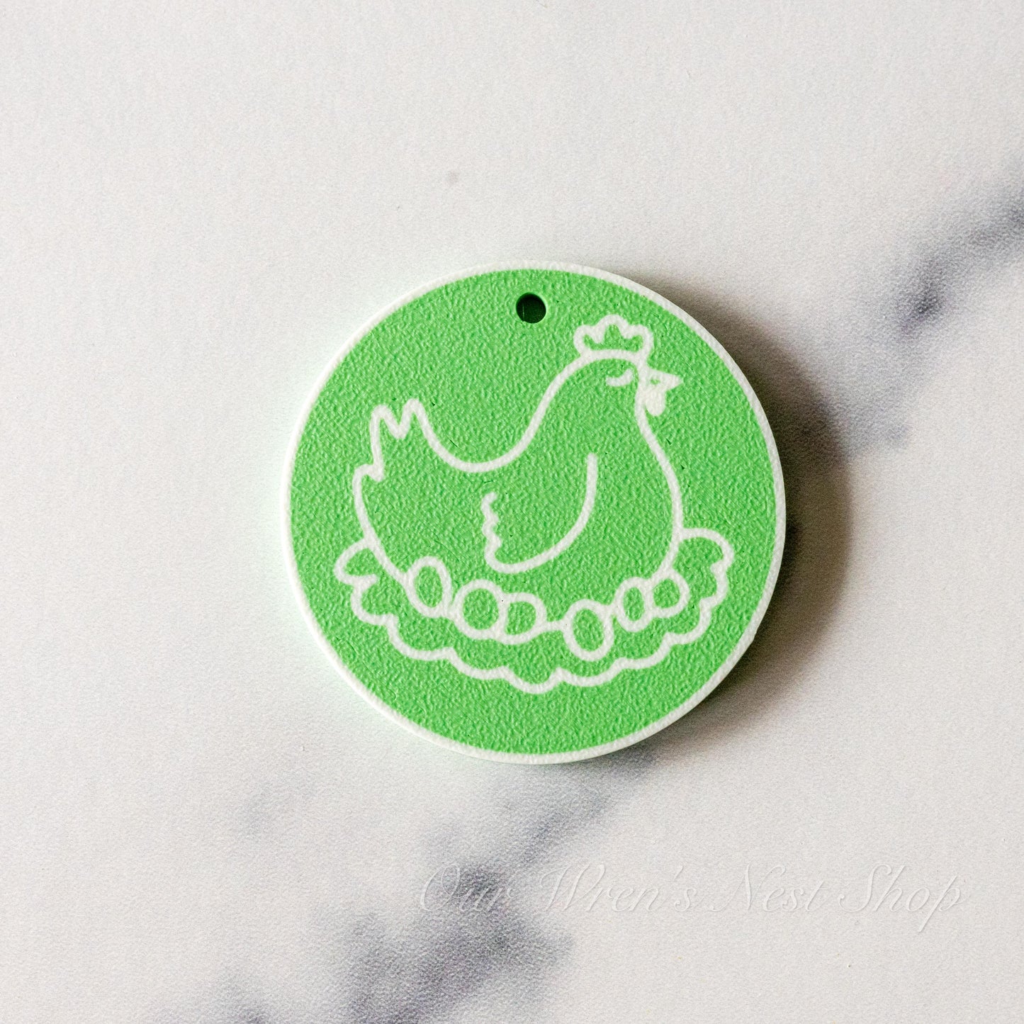 3D Printed Farm Coop Inspired NFC Keychain - Digital Business Card - Personalized For You!