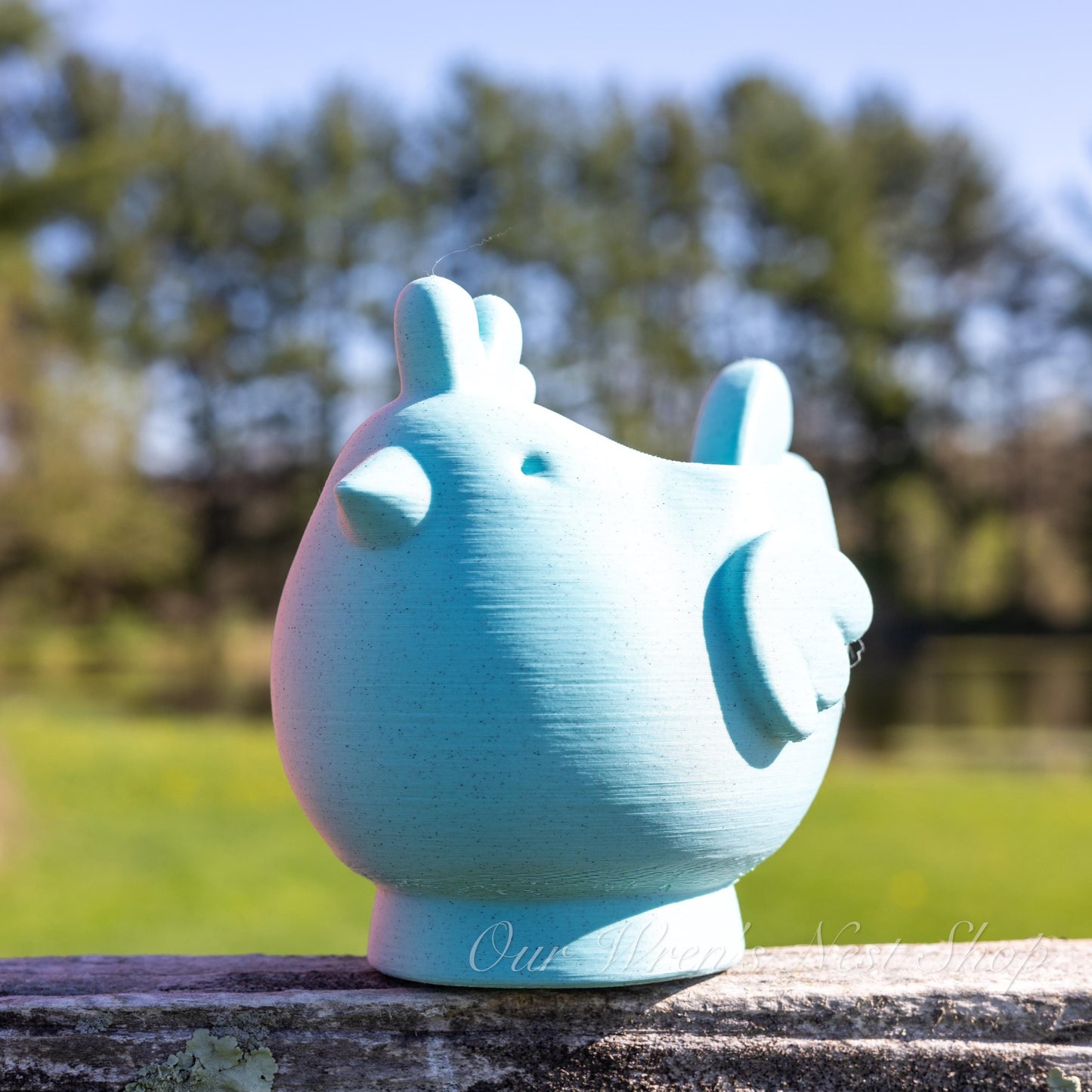 Farmhouse Chicken Planter – 3D Printed Flower Pot for Garden & Home Decor