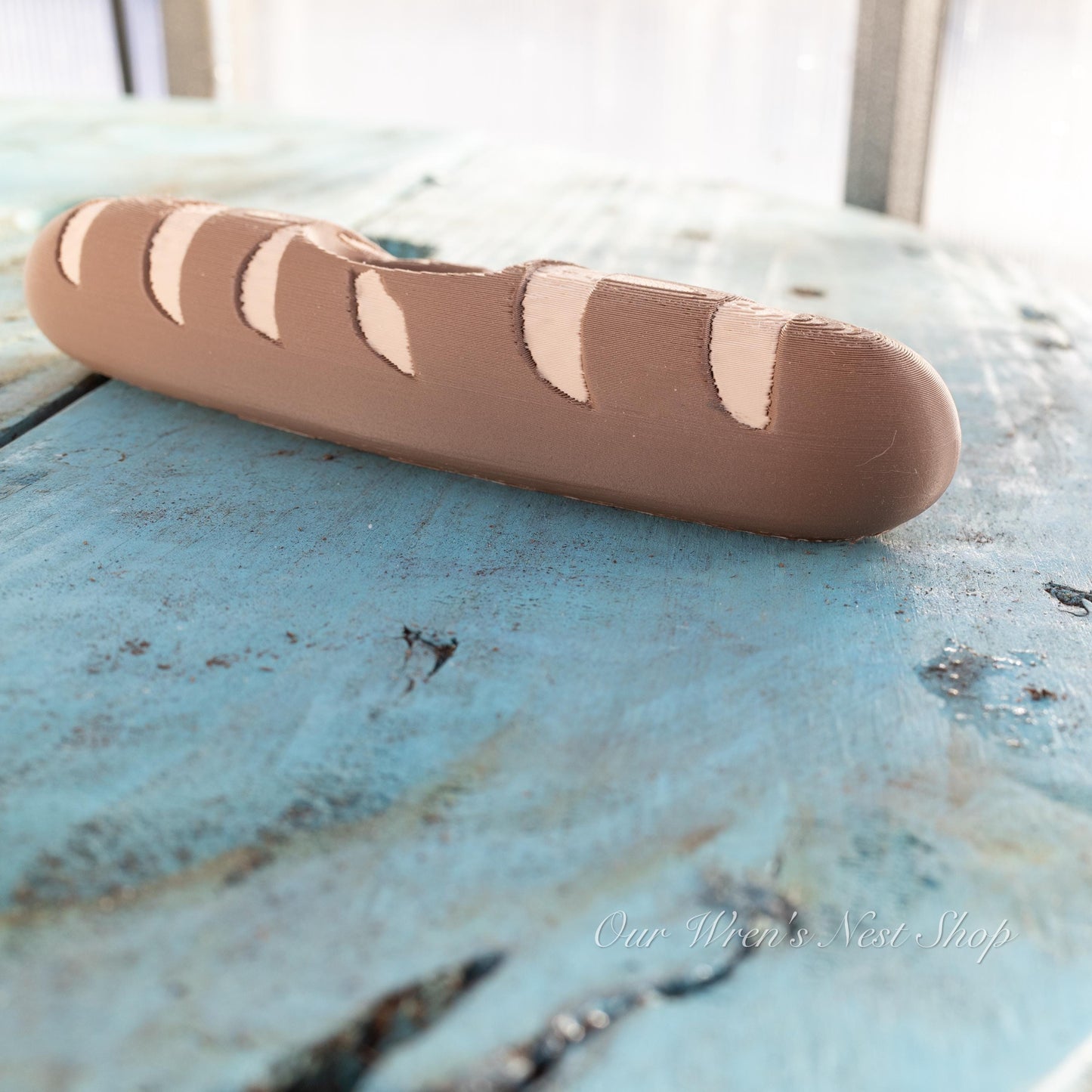 Baguette Bread Planter – 3D Printed PLA, Garden & Home Decor