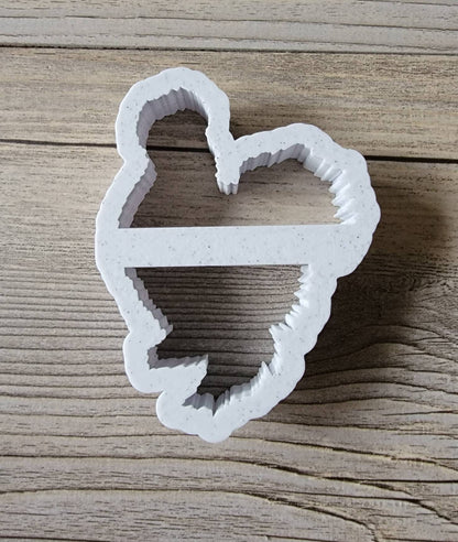 3D Printed Silkie Chicken Cookie Cutter