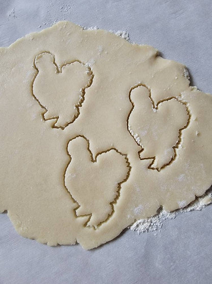 3D Printed Silkie Chicken Cookie Cutter