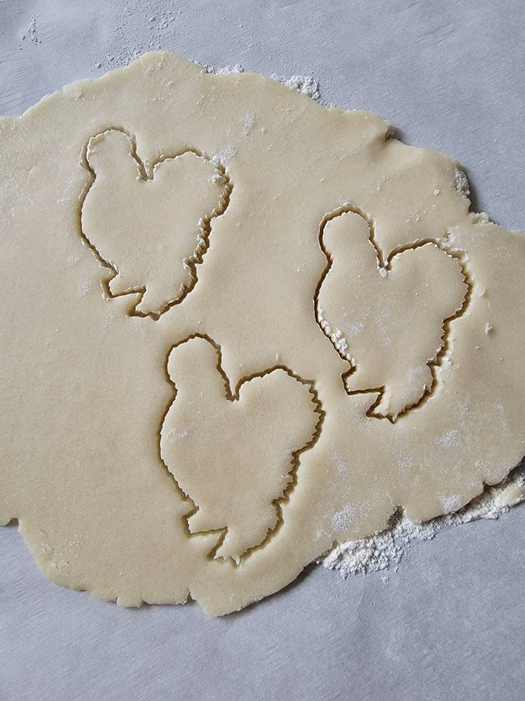 3D Printed Silkie Chicken Cookie Cutter
