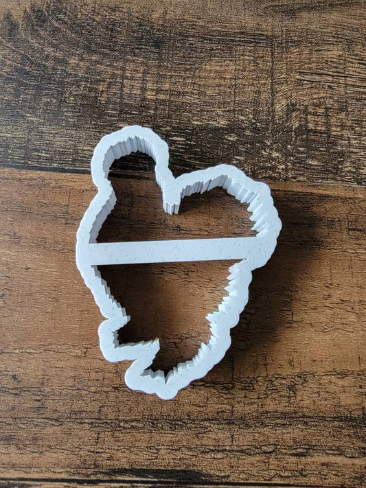 3D Printed Silkie Chicken Cookie Cutter