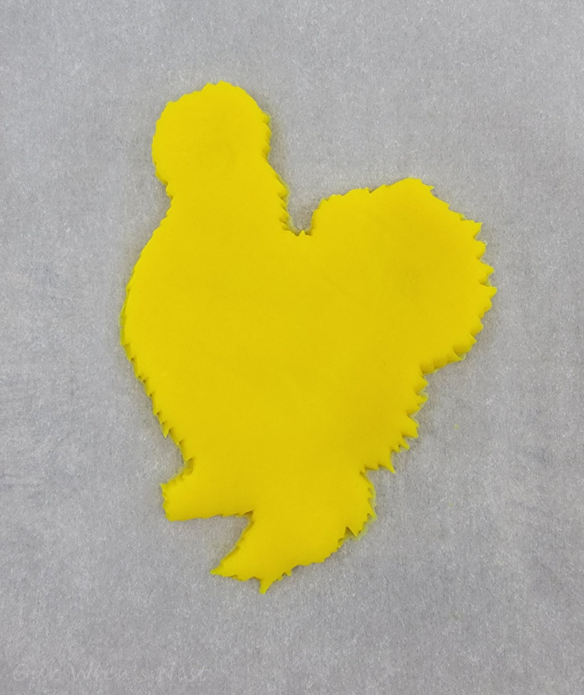3D Printed Silkie Chicken Cookie Cutter