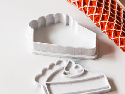 3D Printed Pumpkin Pie with Stamp Cookie Cutter Set