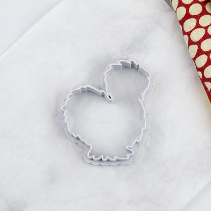3D Printed Super Fluffy Silkie Chicken Cookie Cutter