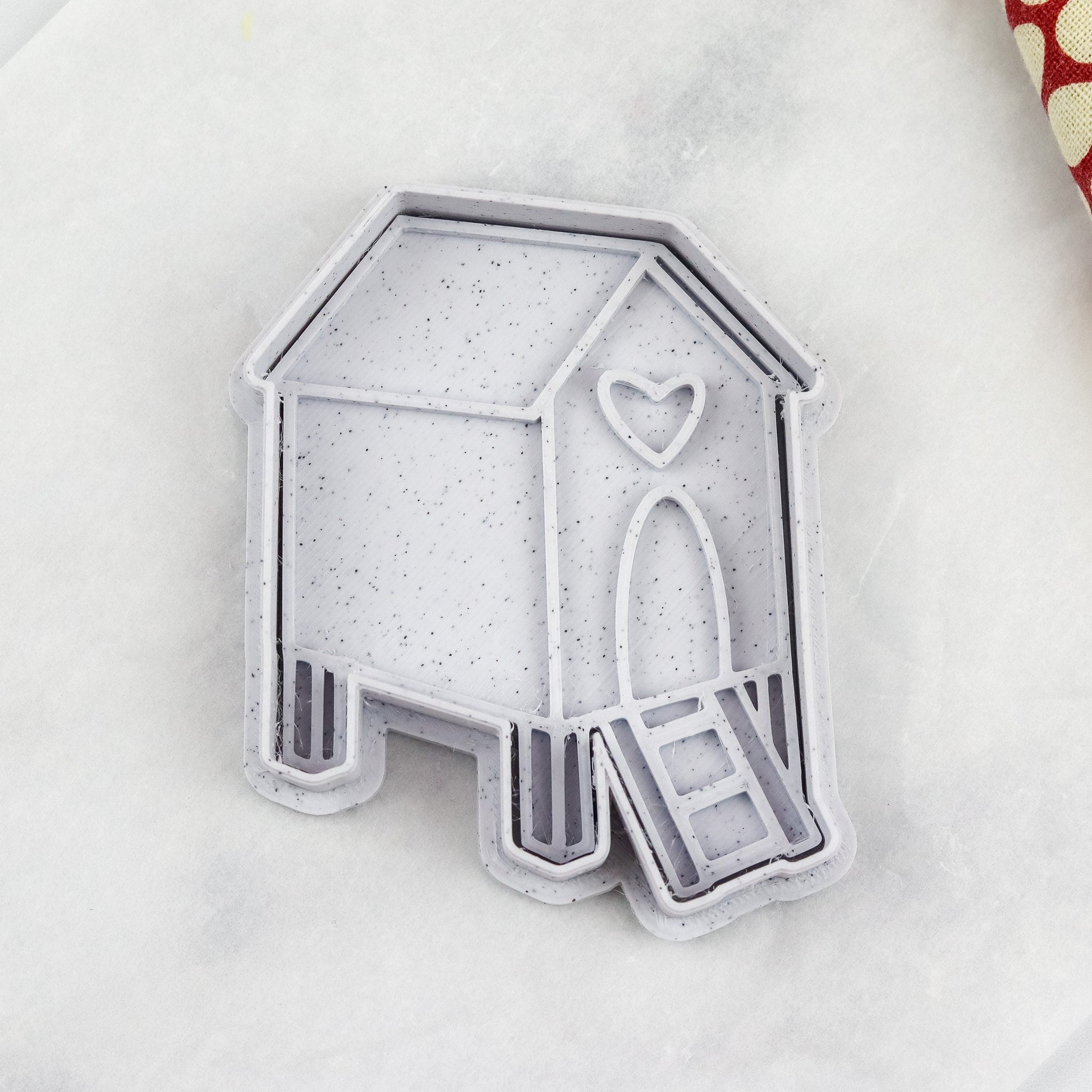 3D Printed Coop Cookie Cutter & Stamp Set: Farmhouse Baking