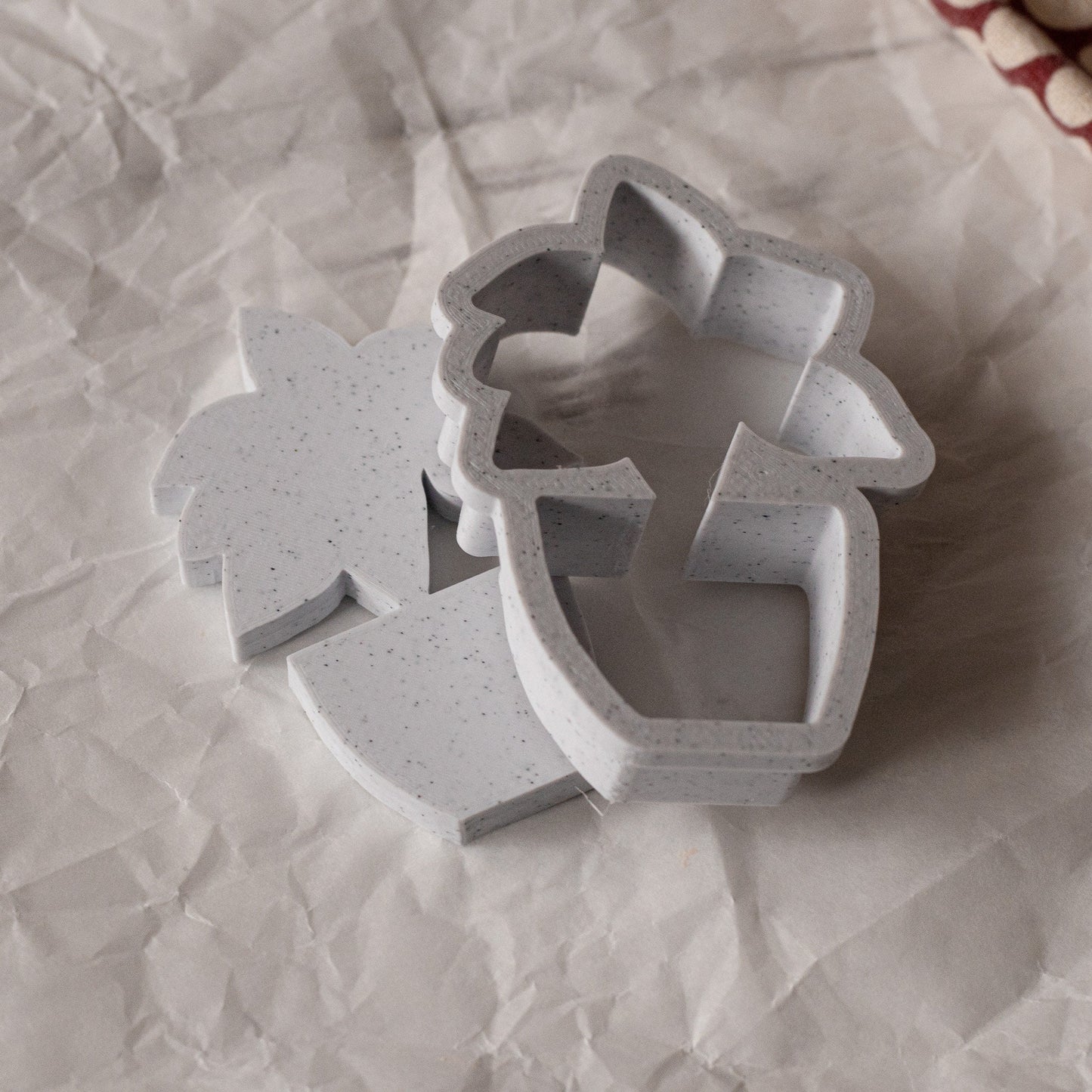 3D Printed Potted Plant with Stamp Cookie Cutter Set