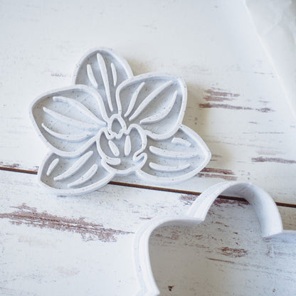 3D Printed Amazing Orchid Stamp Cookie Cutter Set