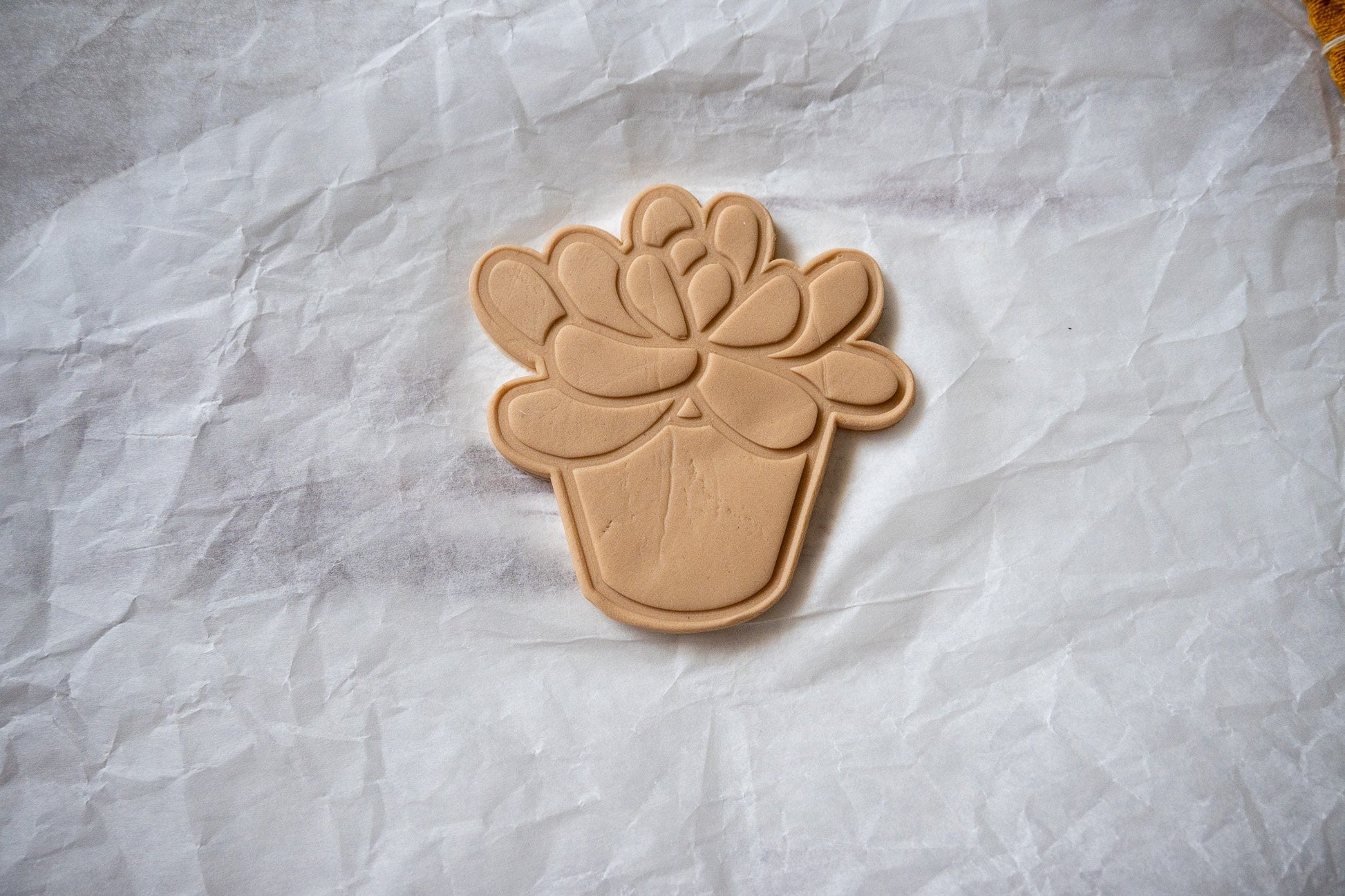 3D Printed Succulent in Planter Stamp Cookie Cutter Set