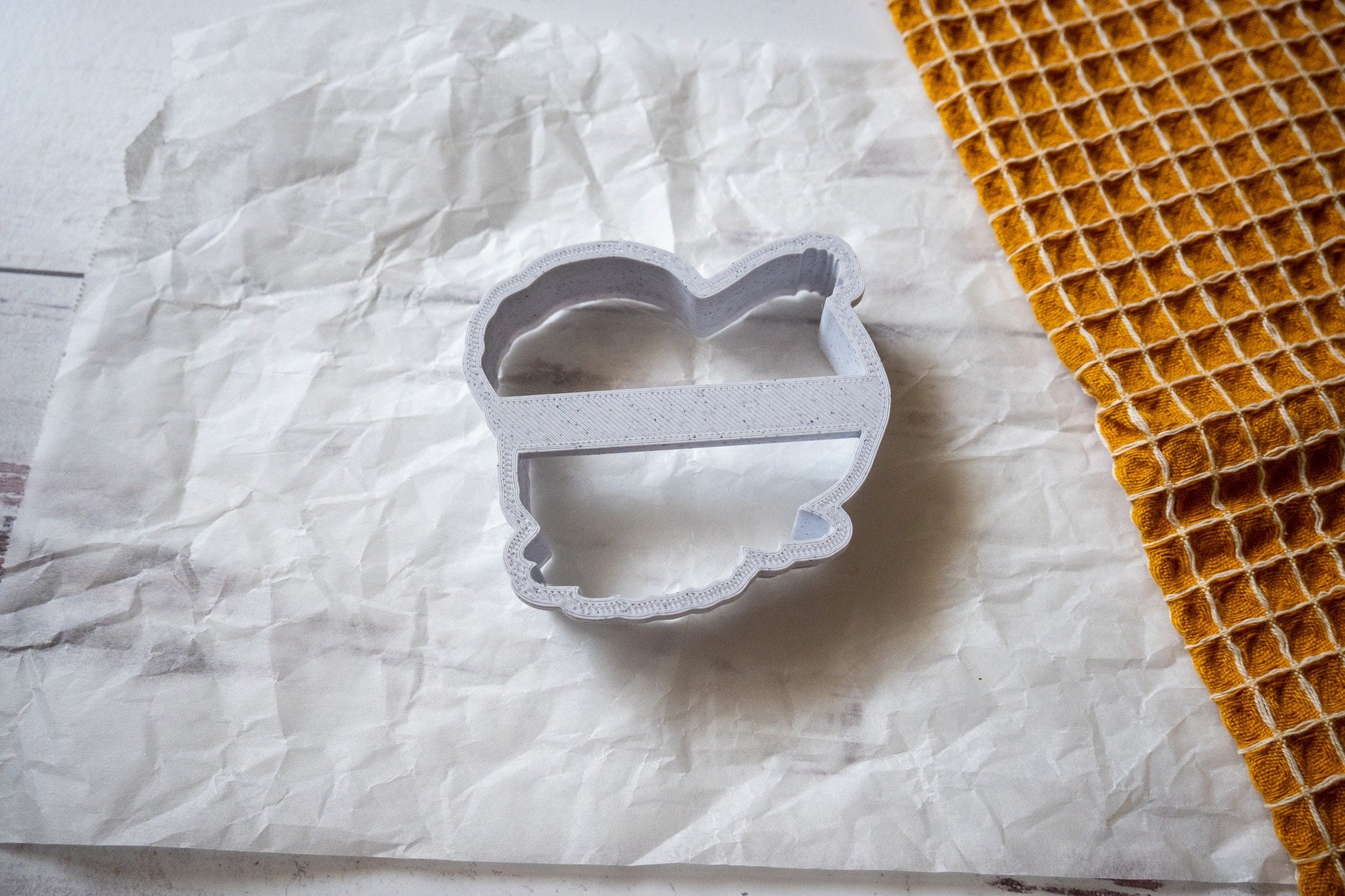 3D Printed Cochin Chicken Cookie Cutter