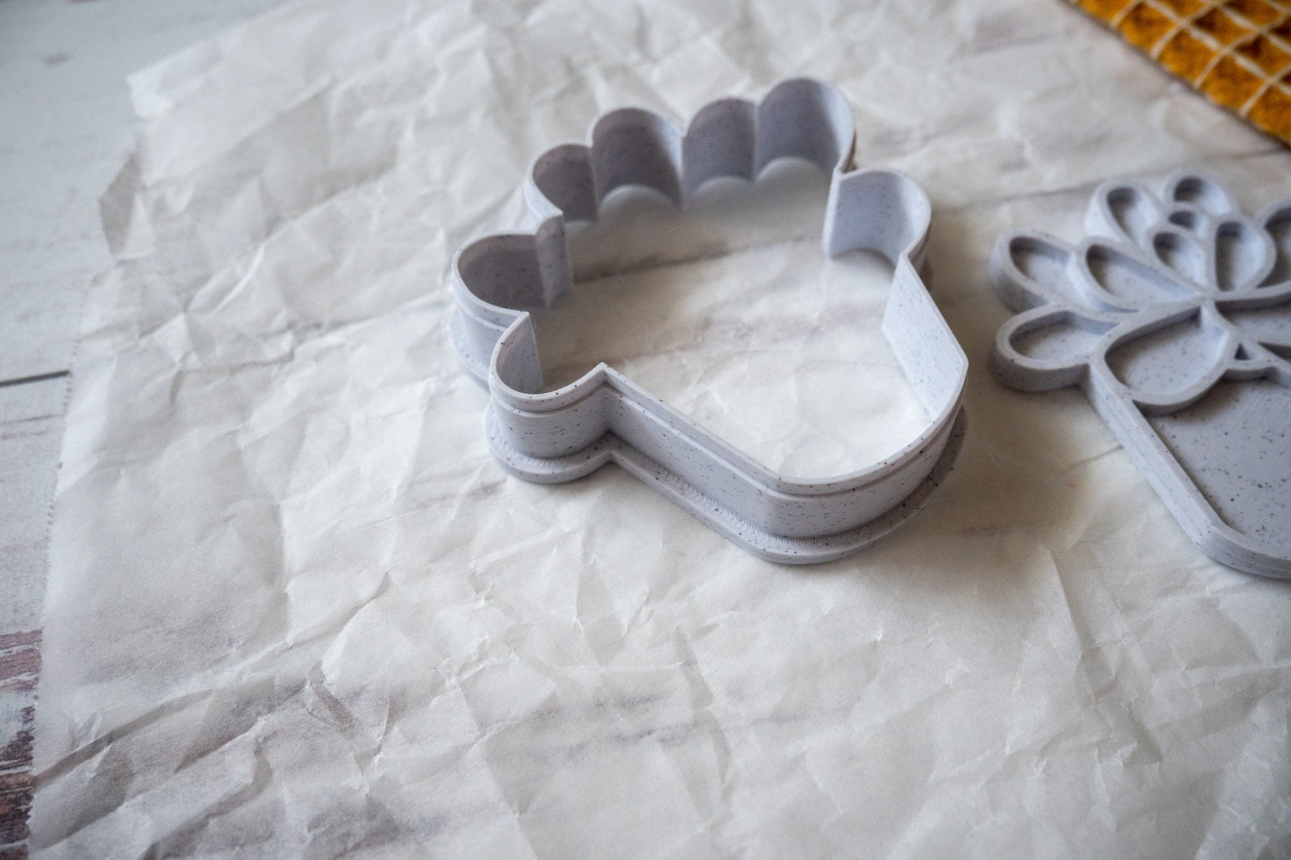 3D Printed Succulent in Planter Stamp Cookie Cutter Set