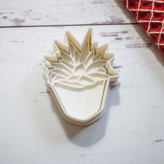 3D Printed Amazing Aloe with Stamp Cookie Cutter Set