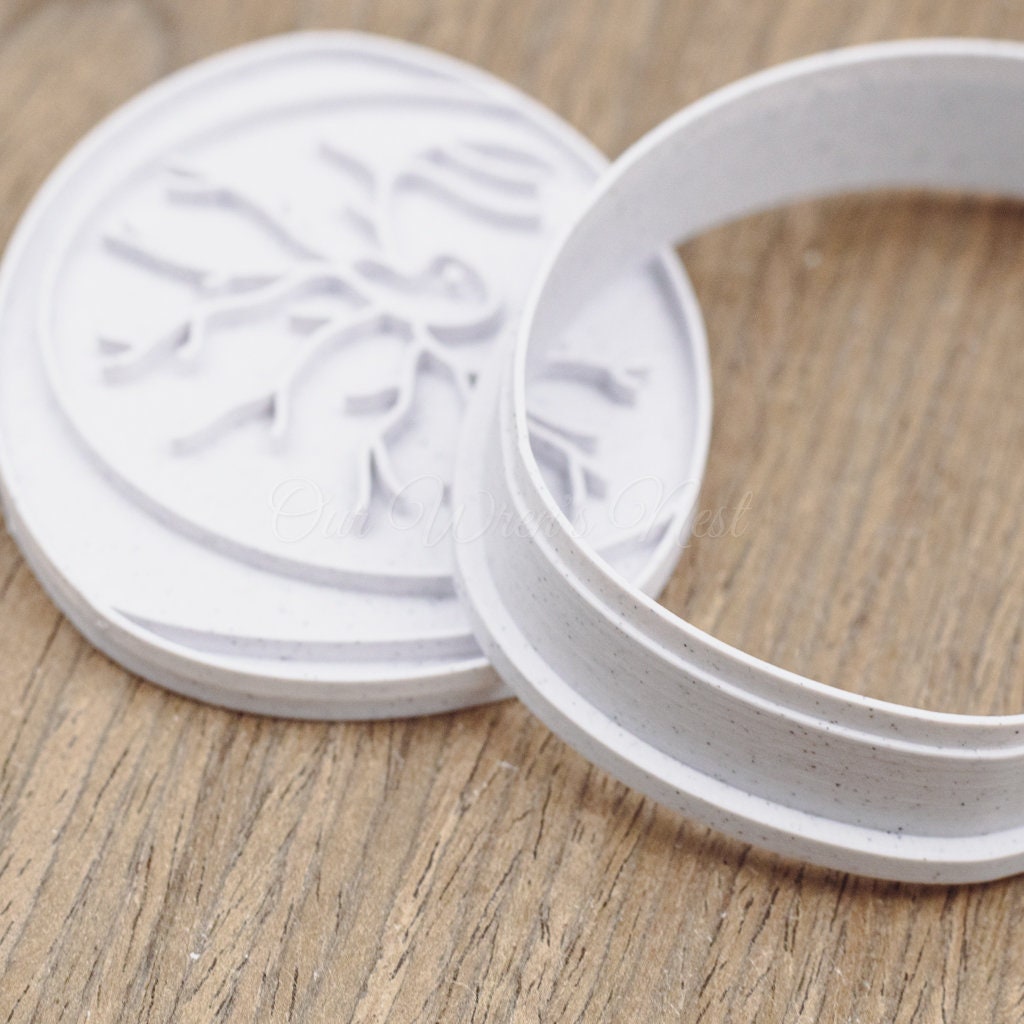 3D Printed Developing Chicken Hatching Egg with Stamp Cookie Cutter Set