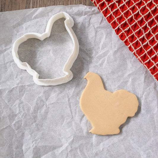 3D Printed Female Cochin Cookie Cutter