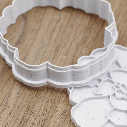 3D Printed Marigold Flower with Stamp Cookie Cutter Set