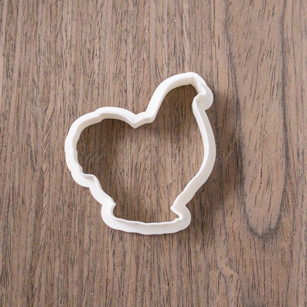 3D Printed Female Cochin Cookie Cutter