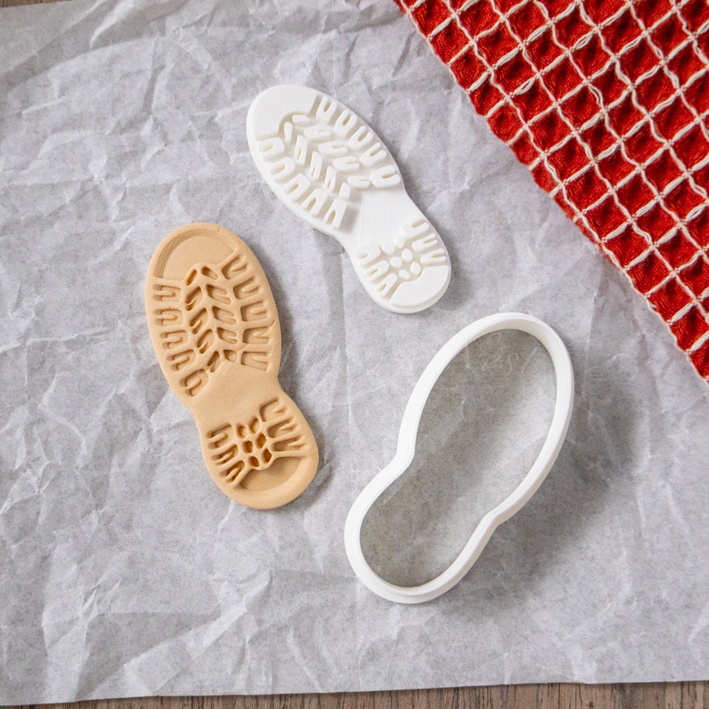 3D Printed Boot Track with Stamp Cookie Cutter Set
