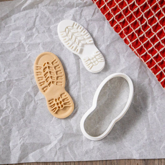 3D Printed Boot Track with Stamp Cookie Cutter Set