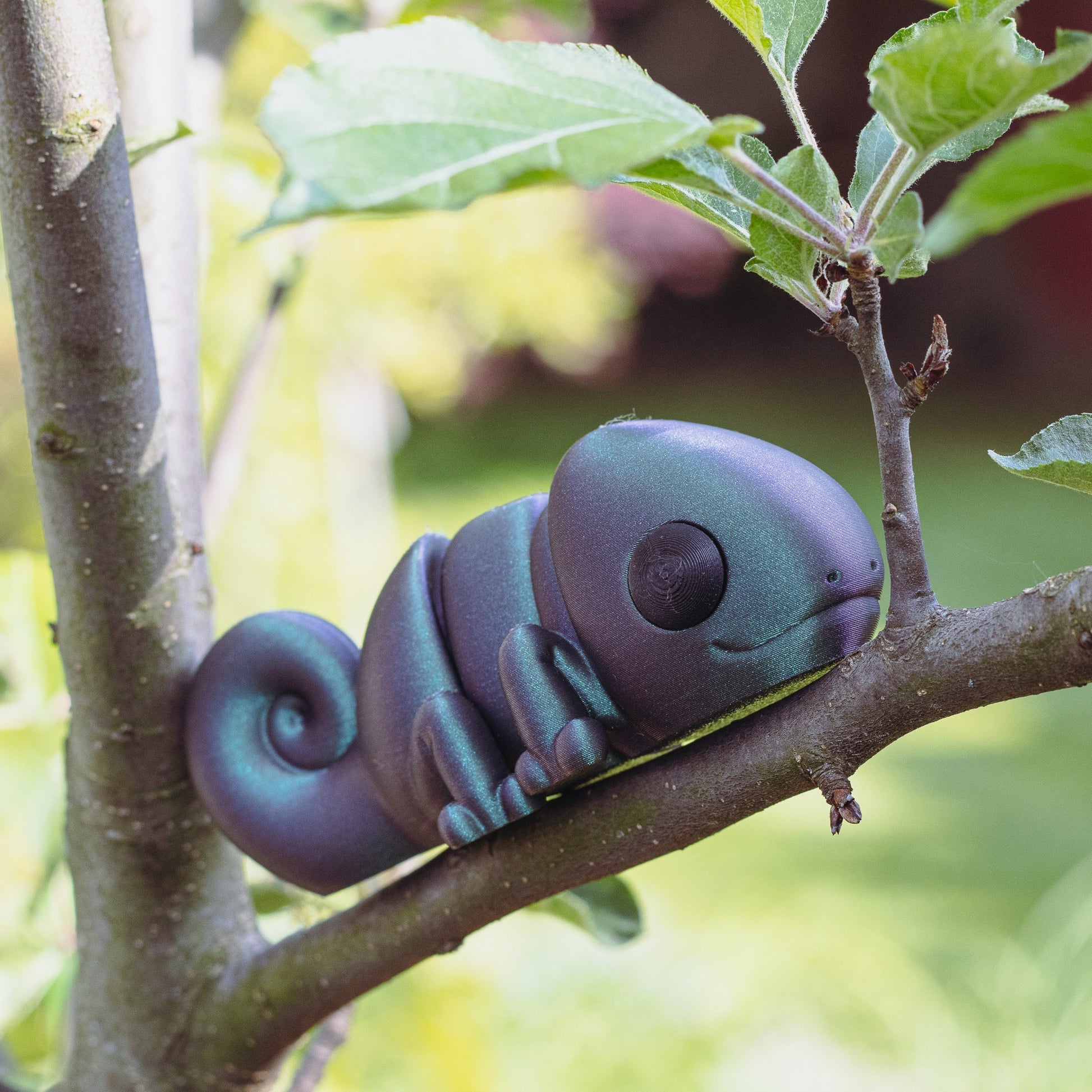 3D Printed Carl the Chameleon - Articulating, Flexi Toy
