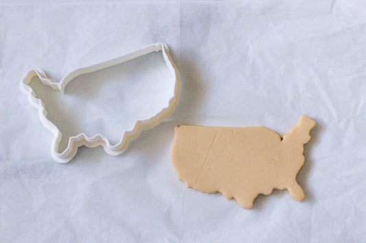 3D Printed United States Cookie Cutter