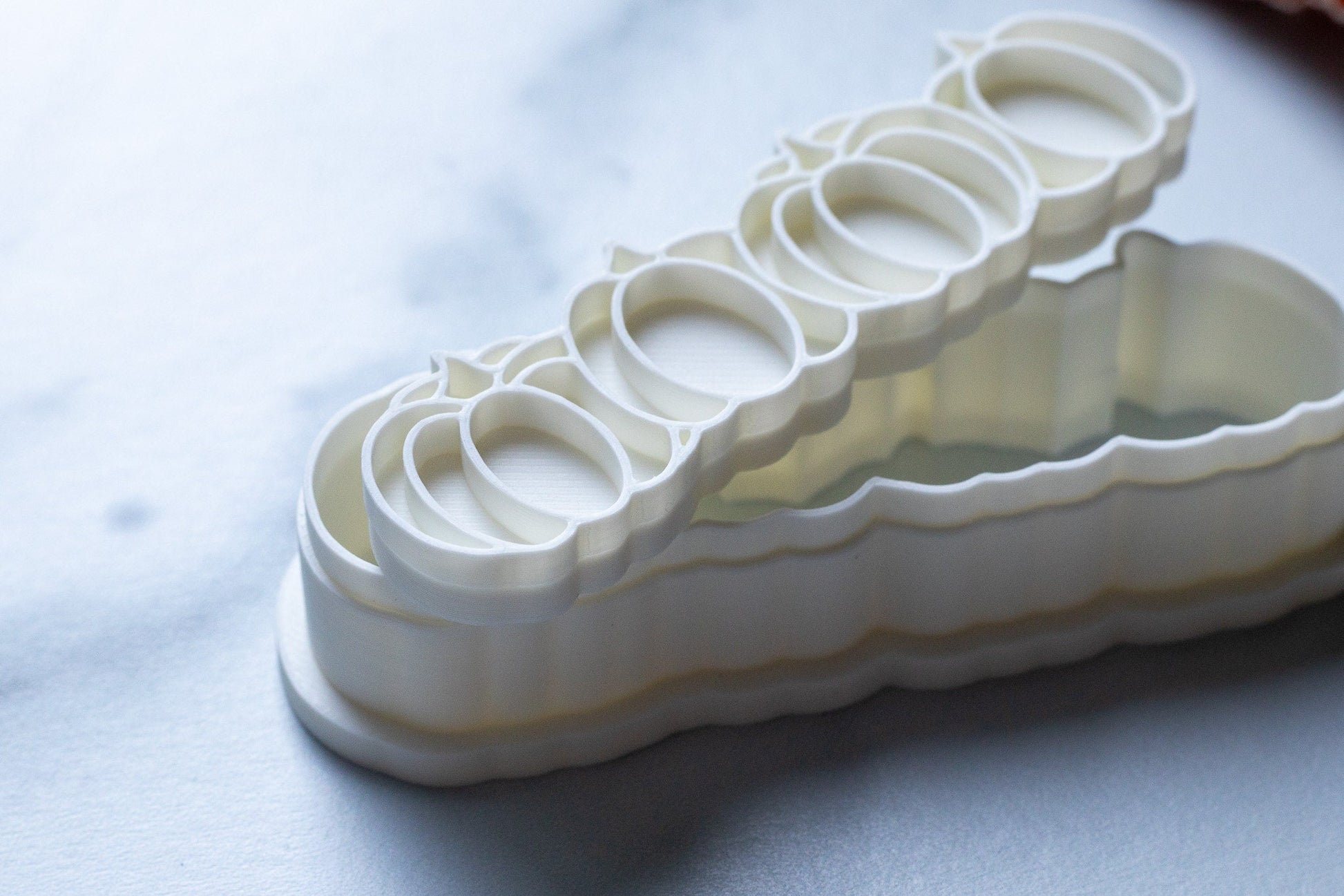 3D Printed Pumpkin Patch Stamp with Cookie Cutter Set