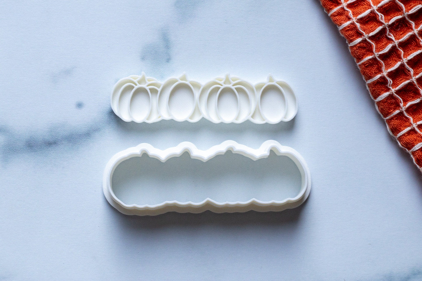 3D Printed Pumpkin Patch Stamp with Cookie Cutter Set