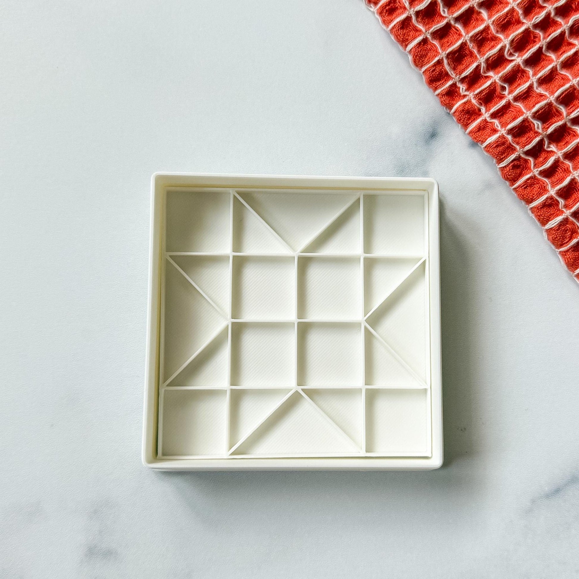 3D Printed Quilt Block Stamp and Cookie Cutter Set
