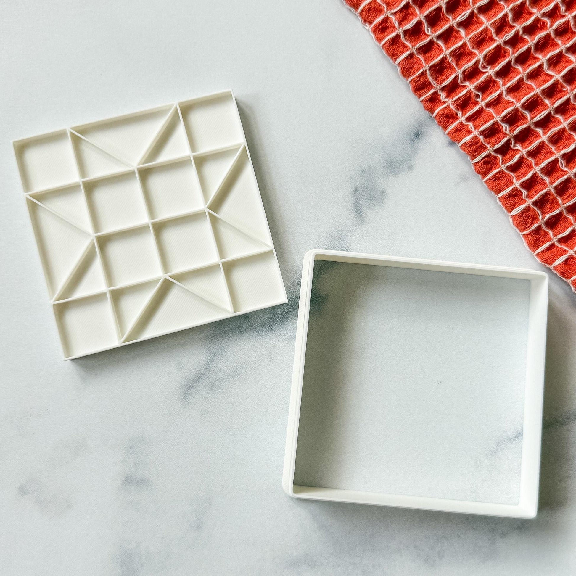 3D Printed Quilt Block Stamp and Cookie Cutter Set