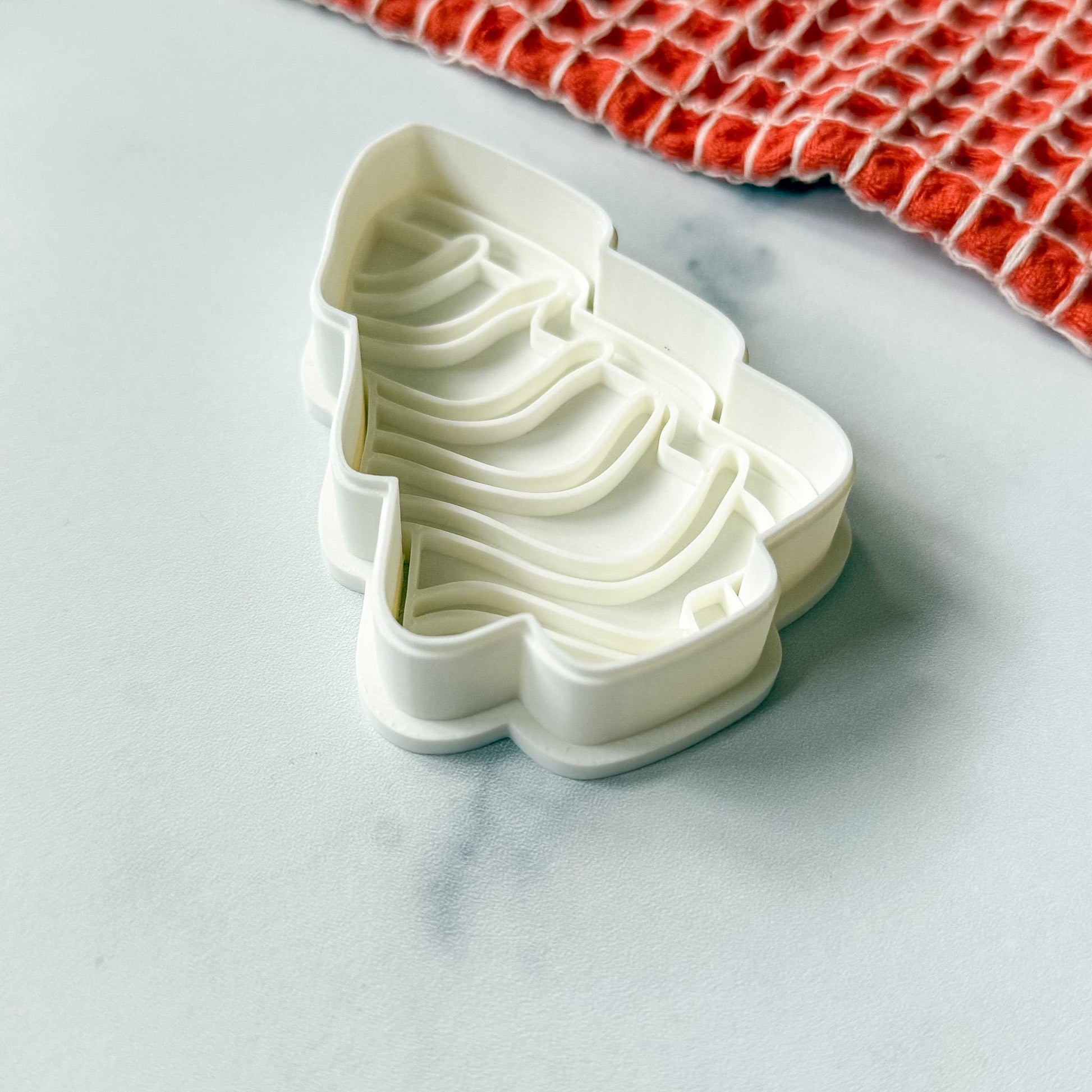 3D Printed Iconic Holiday Tree Dessert Stamp and Cookie Cutter Set