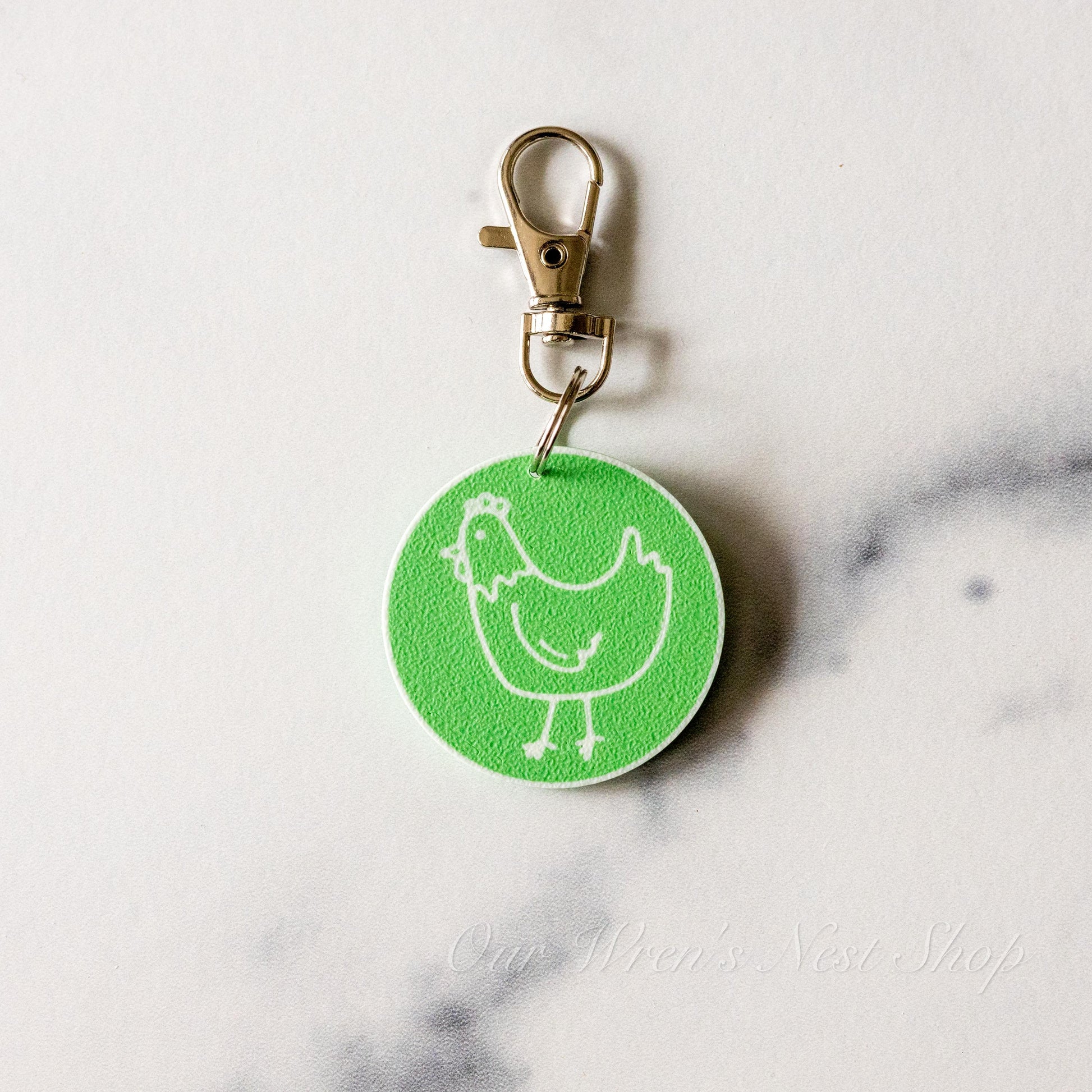 3D Printed Farm Coop Inspired NFC Keychain - Digital Business Card - Personalized For You!