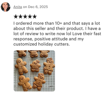 Custom 3D Printed Cookie Cutter and Stamp Set: Personalized Design