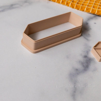 3D Printed Stick of Butter Stamp and Cookie Cutter Set