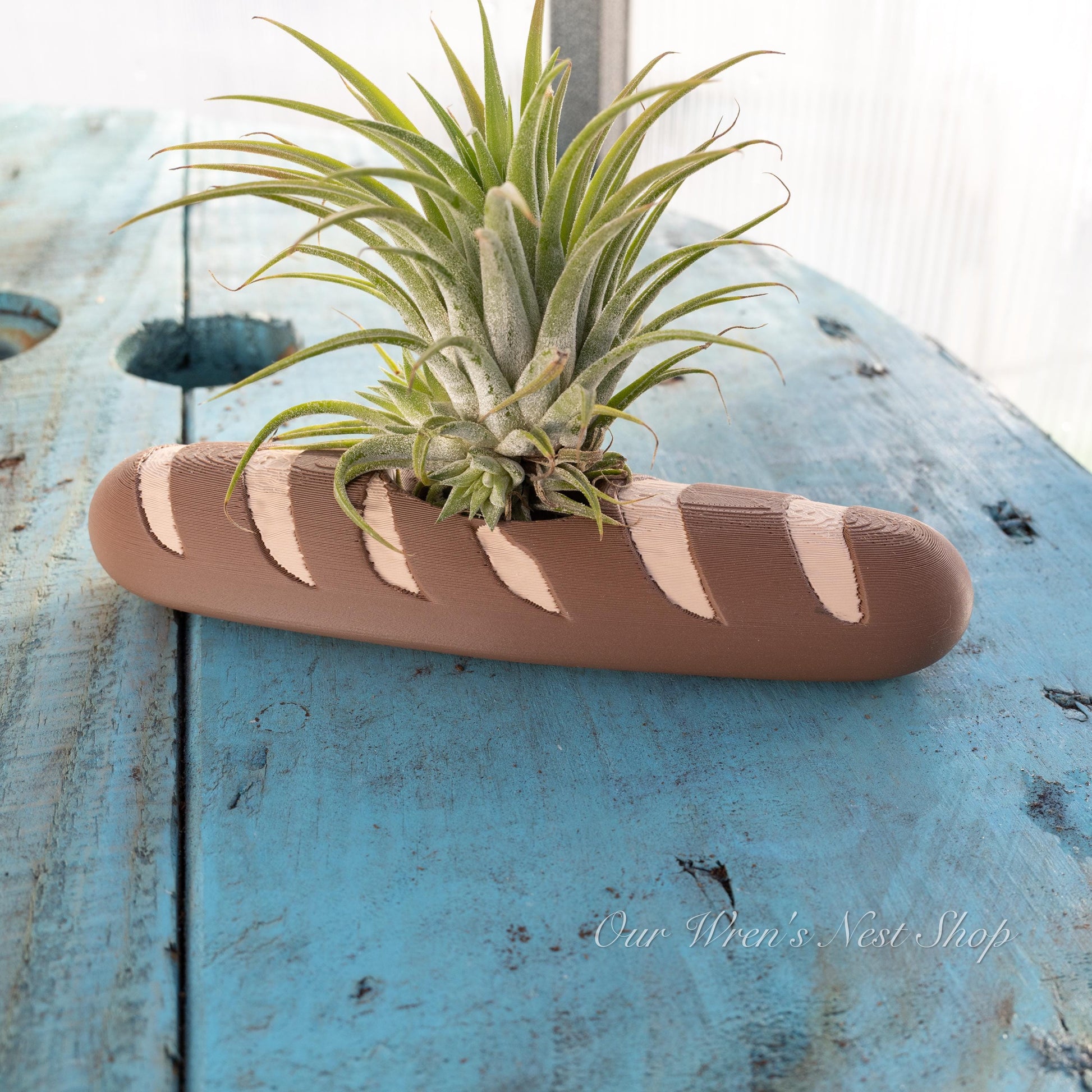 Baguette Bread Planter – 3D Printed PLA, Garden & Home Decor