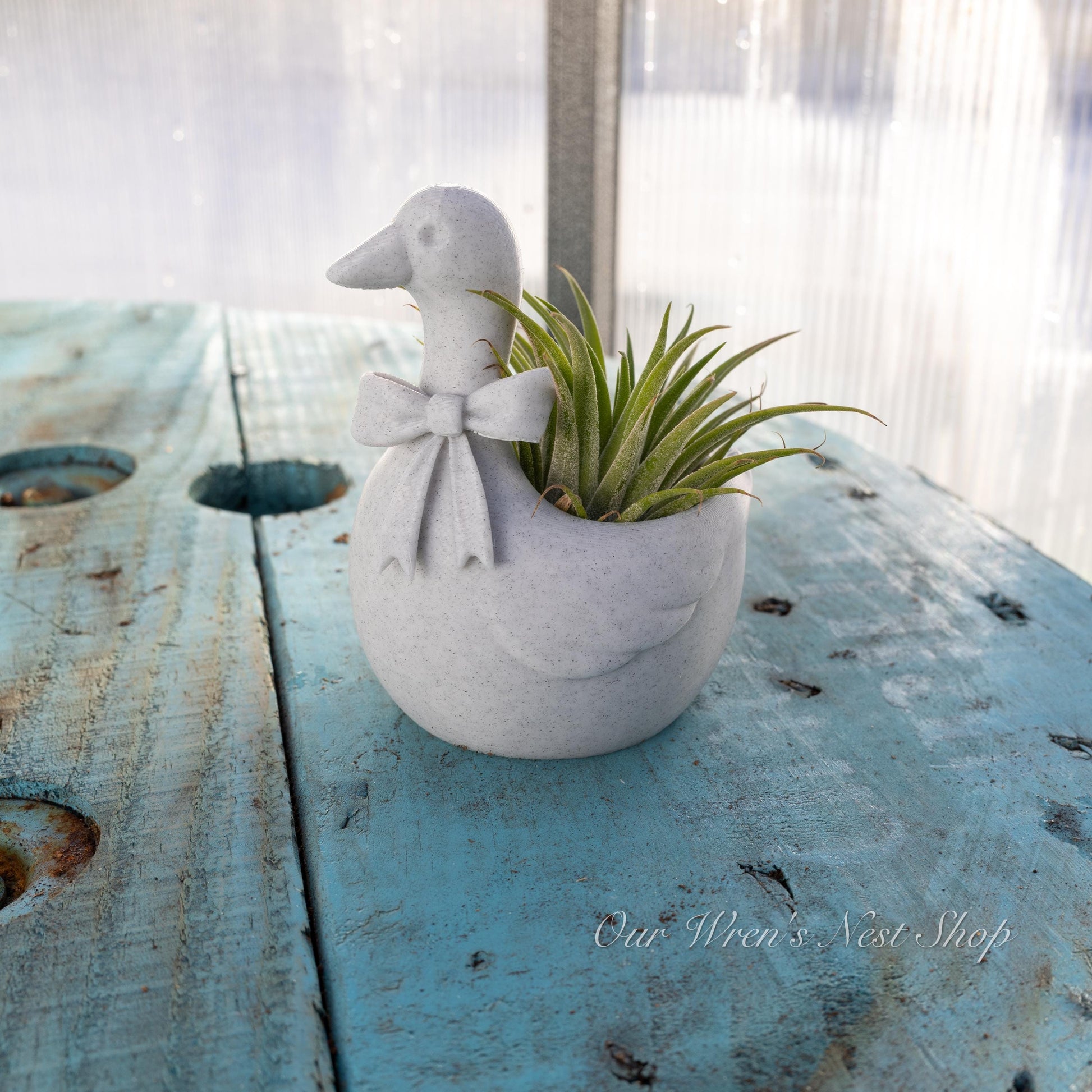 Country Goose Planter – Vintage Inspired 3D Printed Flower Pot for Garden & Home Decor