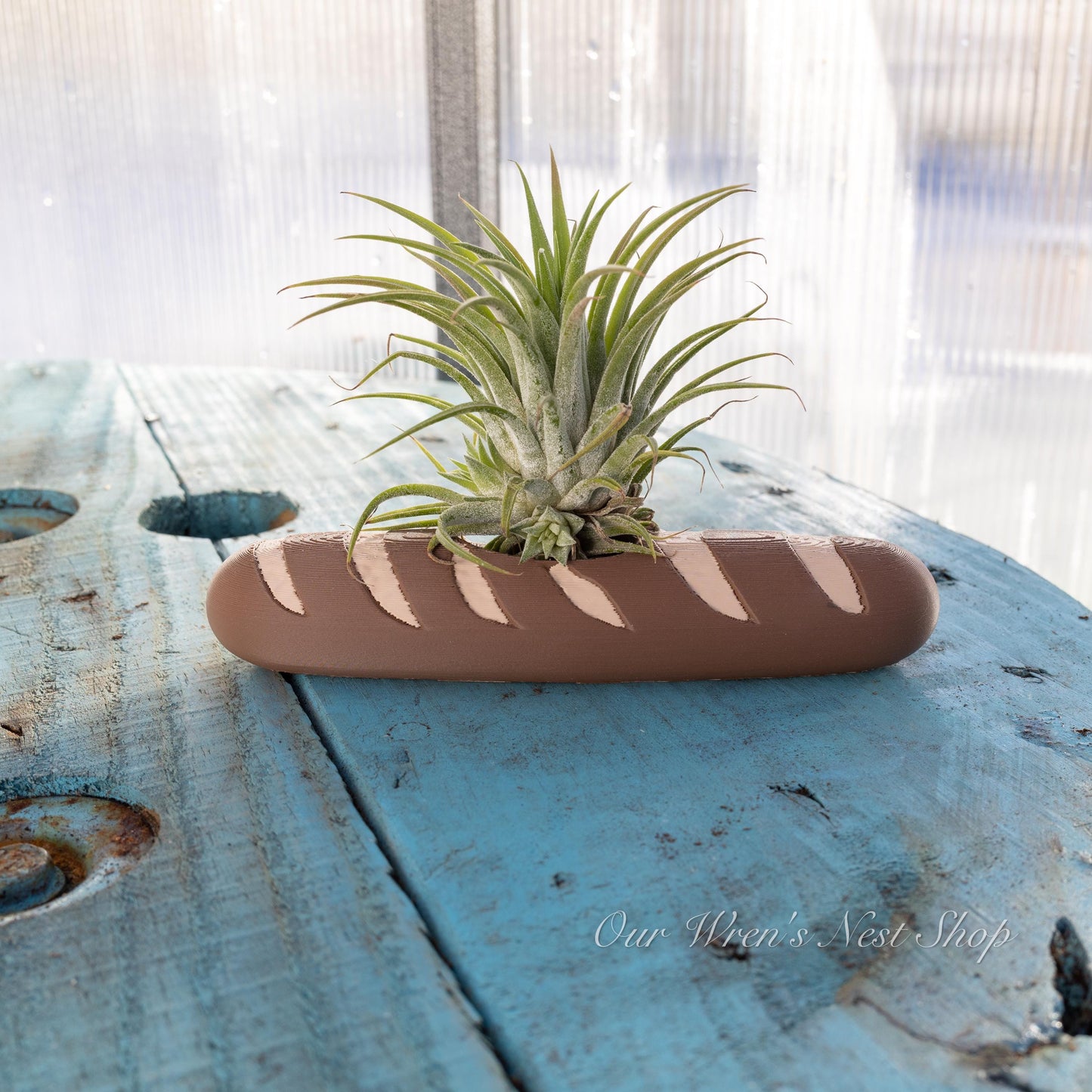 Baguette Bread Planter – 3D Printed PLA, Garden & Home Decor