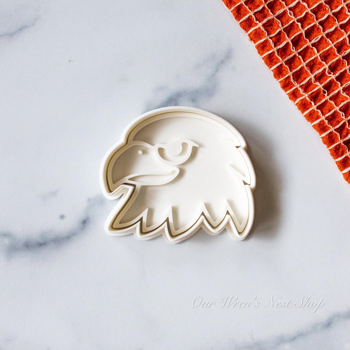 3D Printed Proud Eagle Label Stamp and Cookie Cutter Set