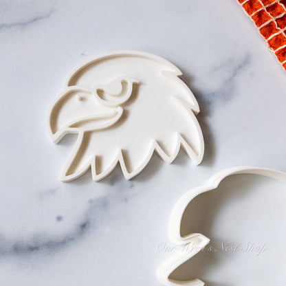 3D Printed Proud Eagle Label Stamp and Cookie Cutter Set