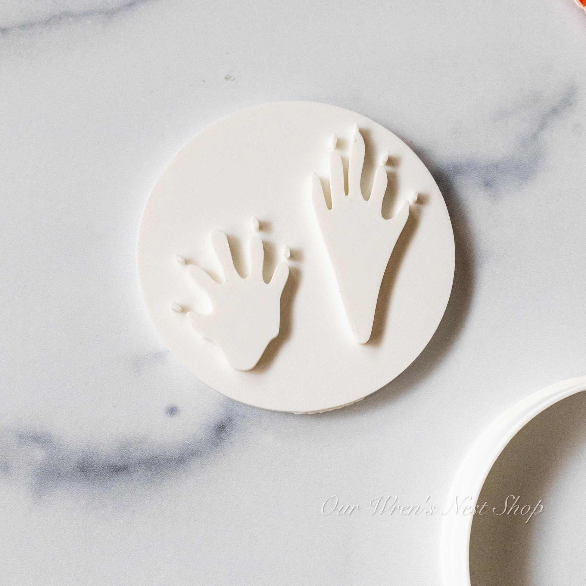 3D Printed Raccoon Track Stamp and Cutter Set, Educational Nature Tool
