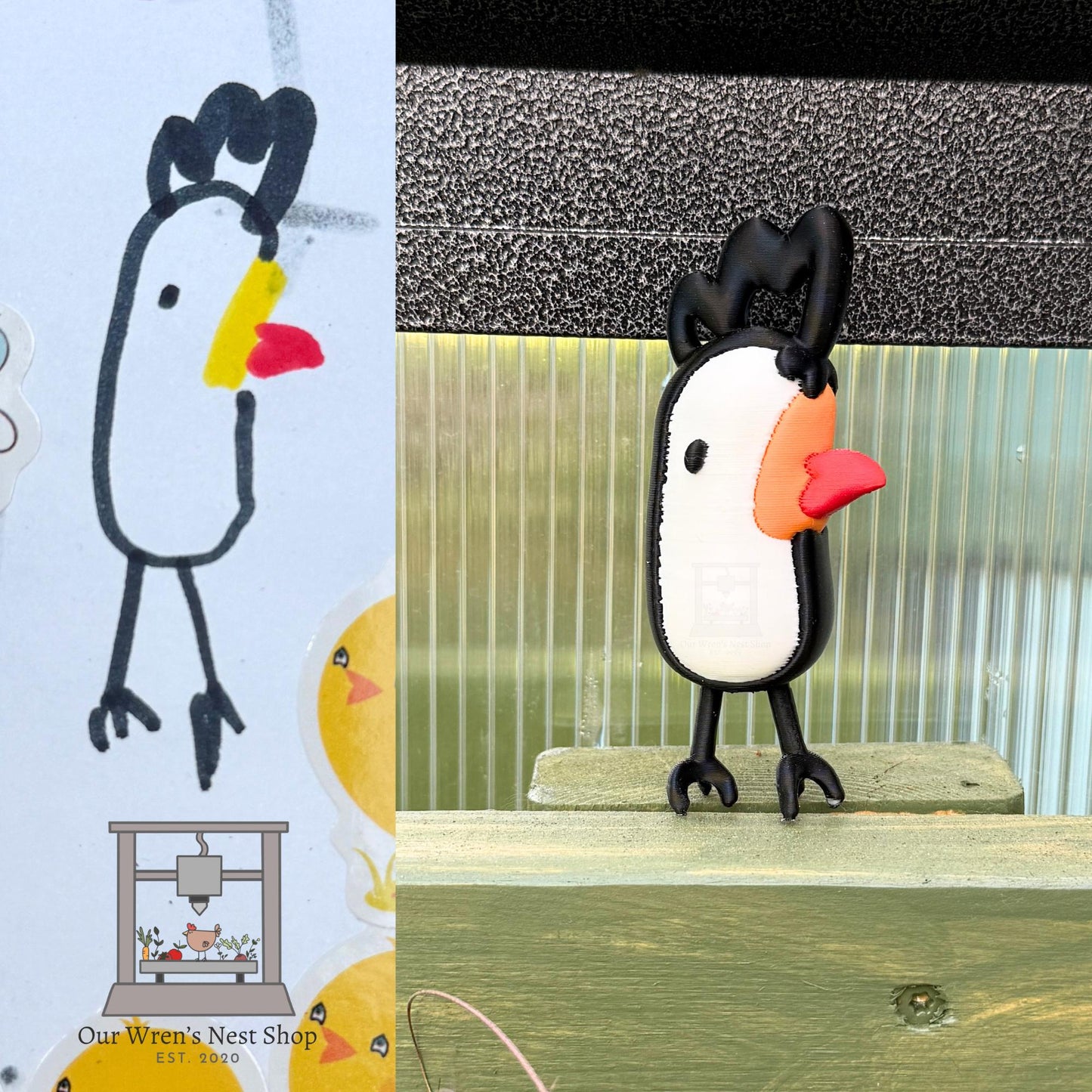 Custom 3D Prints from Your Drawings, Logos, and Photos – Personalized Artwork, Logos, Planters, Signs, Cake Toppers & Keepsakes!
