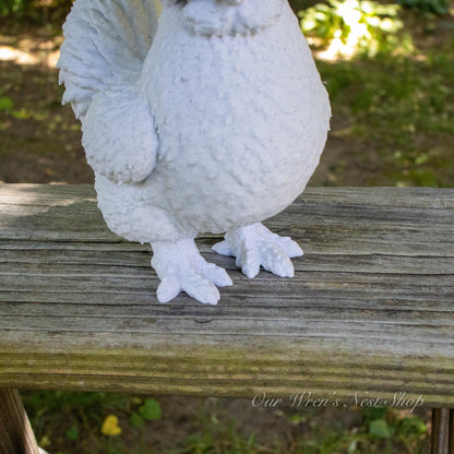 Silkie Chicken Air Plant Planter – 3D Printed Farmhouse Garden Decor
