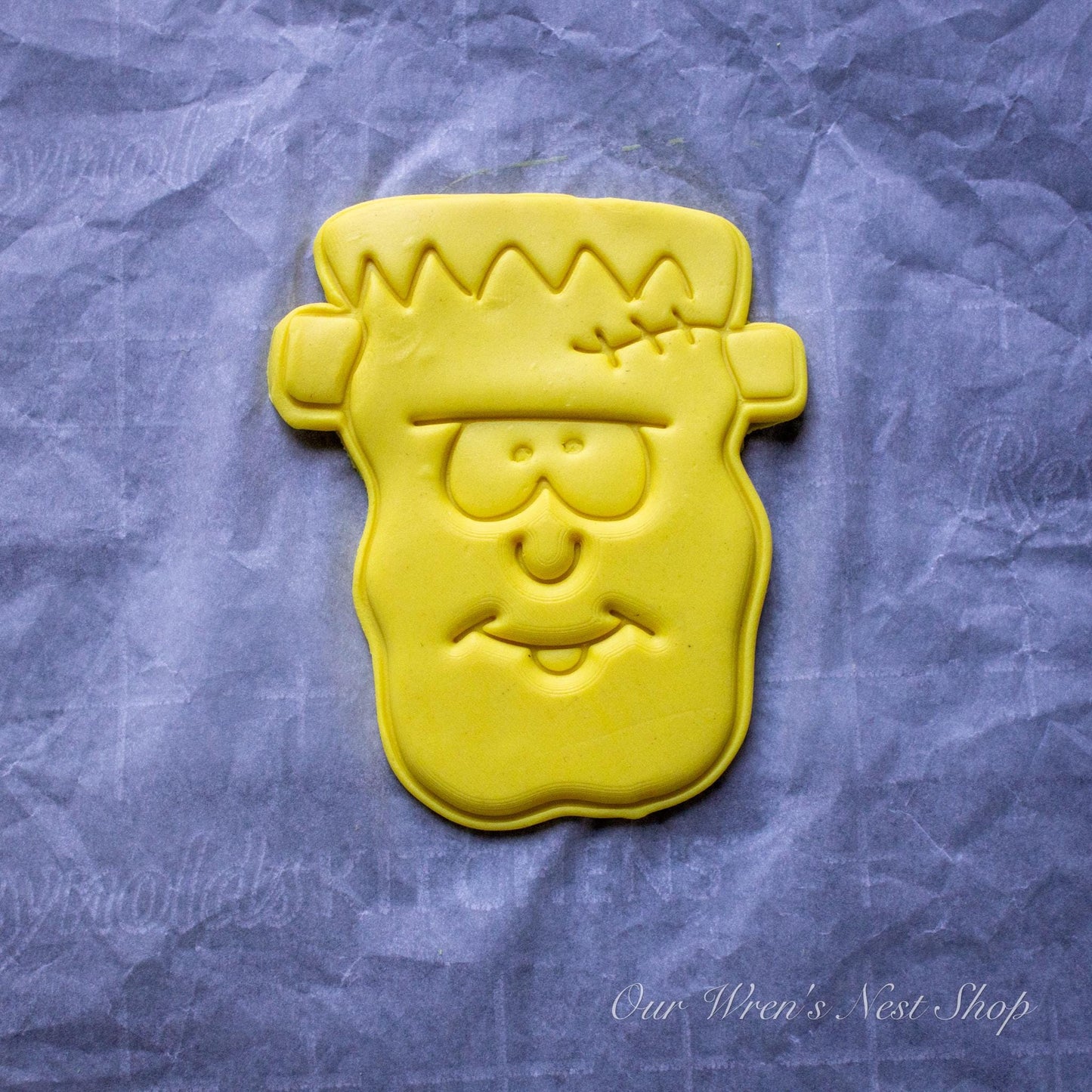 3D Printed Frankie Frankenstein Stamp and Cookie Cutter Set