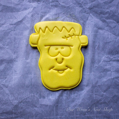 3D Printed Frankie Frankenstein Stamp and Cookie Cutter Set